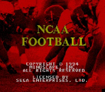 NCAA Football (USA) screen shot title